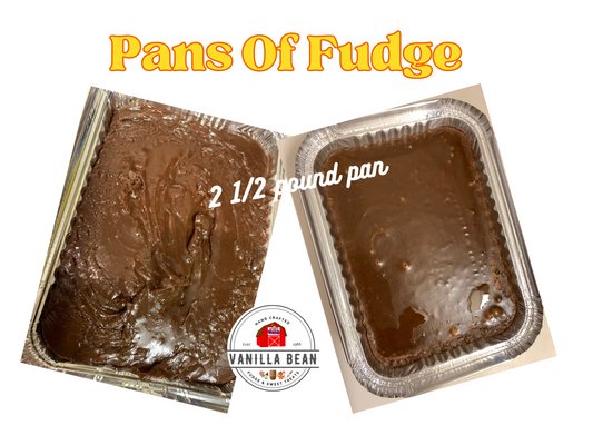 Fudge candy Party Pans, Old Fashioned cocoa fudge,  Big Pan 2 1/2 lbs. great gift, Flavor Choices,  FREE Shipping