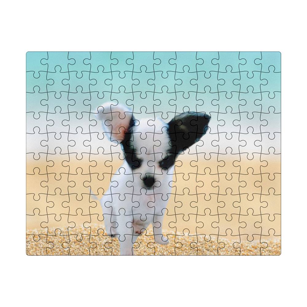 Custom Photo  8" x 10" Puzzle.  120 high-quality, satin-finished pieces  with Box great Personalized  gift