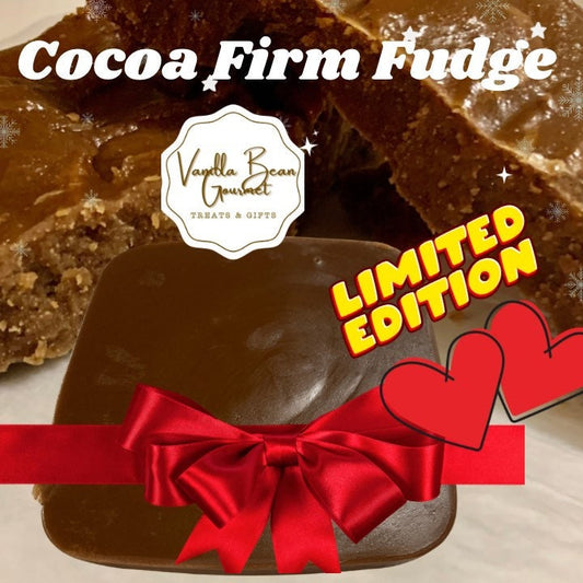 Old Time Cocoa Fudge Firm, velvet texture fudge candy, like grandma made - Limited Edition!